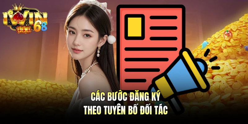 Các bước đăng ký theo tuyên bố đối tác
