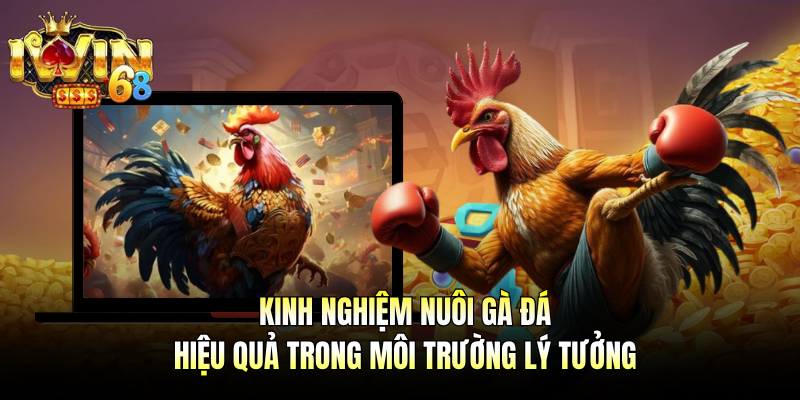 Kinh nghiệm nuôi gà đá hiệu quả trong môi trường lý tưởng