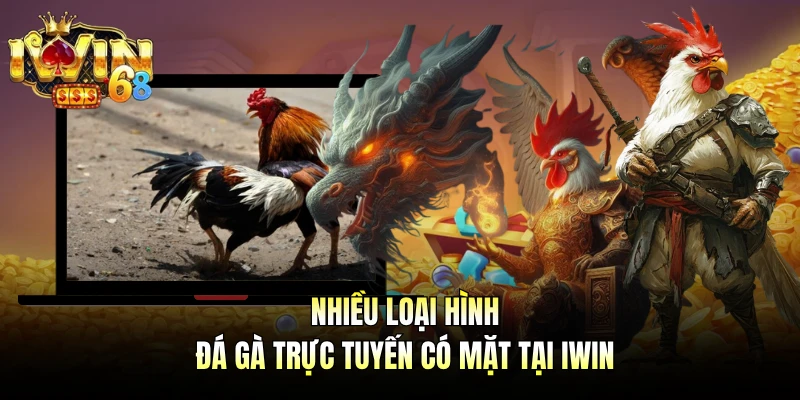 Nhiều loại hình đá gà trực tuyến có mặt tại IWIN